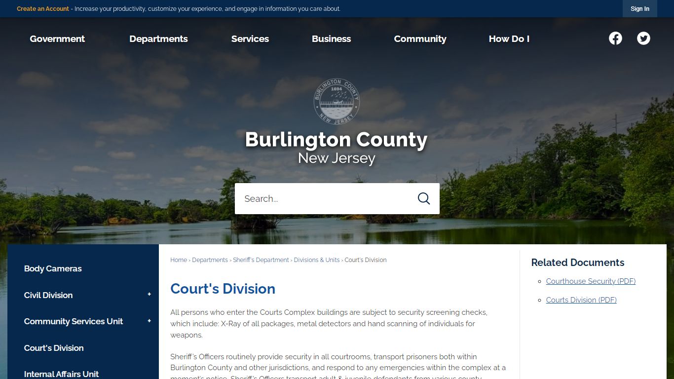 Court's Division | Burlington County, NJ - Official Website